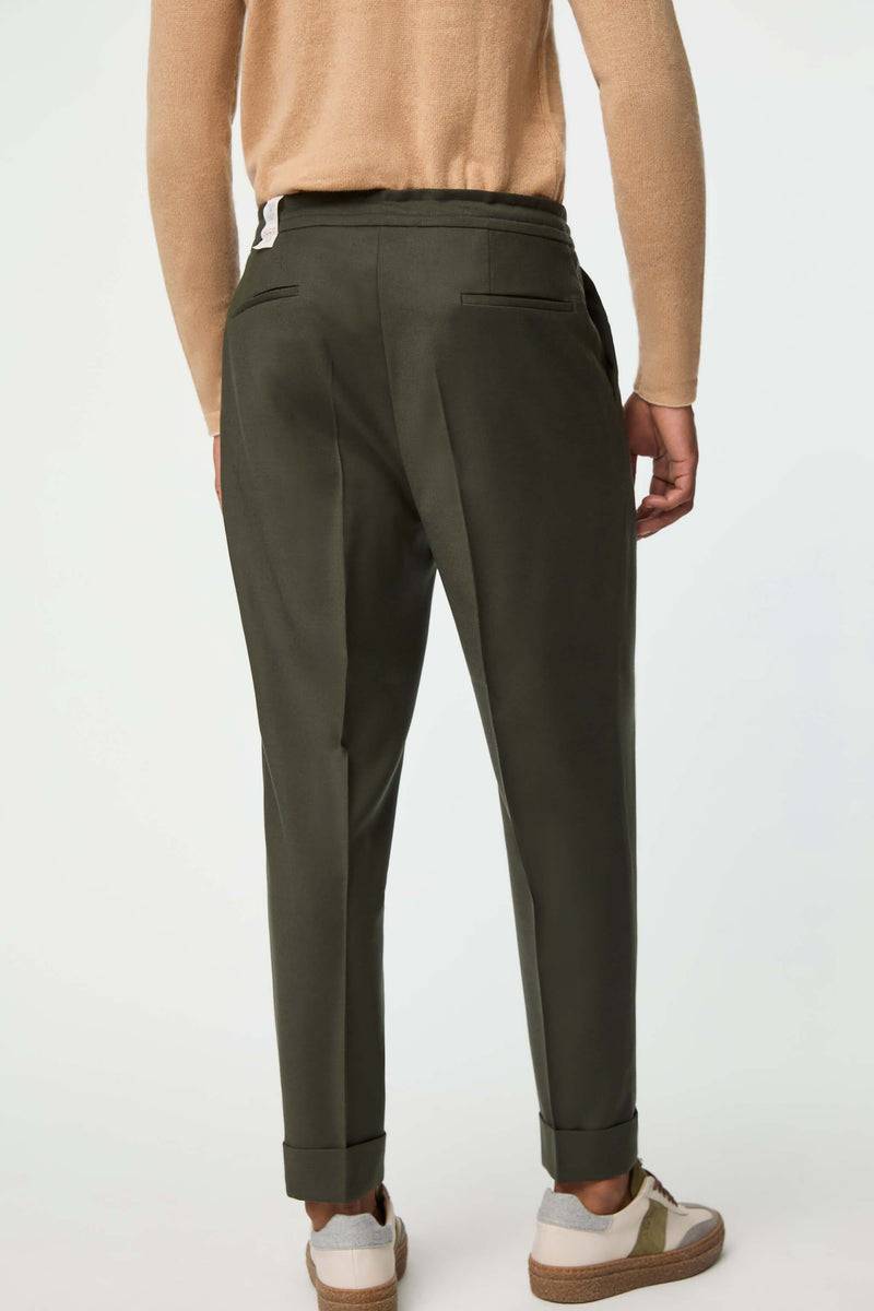 Lubiam Pantalone LESTER verde camo Pantalone LESTER verde camo Offerta