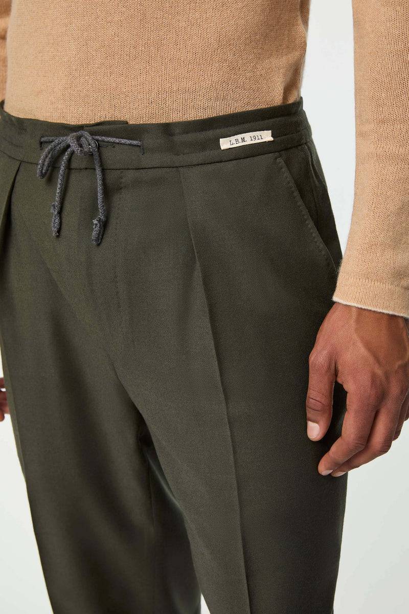 Lubiam Pantalone LESTER verde camo Pantalone LESTER verde camo Offerta