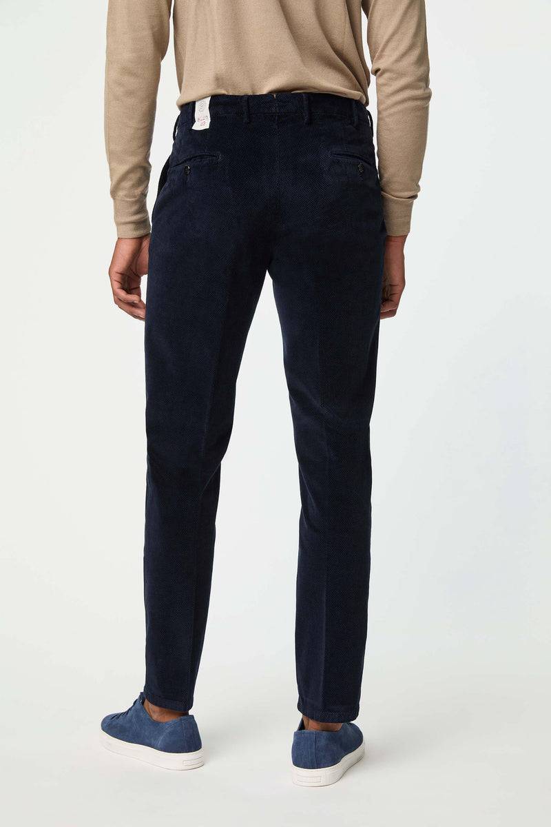 Lubiam Pantalone ELTON tinto capo blu notte Pantalone ELTON tinto capo blu notte In Vendita