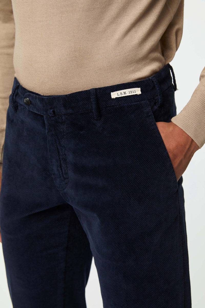 Lubiam Pantalone ELTON tinto capo blu notte Pantalone ELTON tinto capo blu notte In Vendita