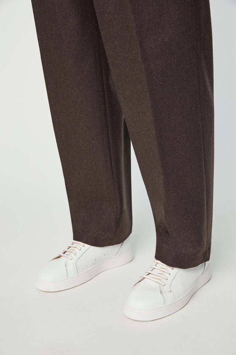 Lubiam Pantalone MARK non trattato marrone Pantalone MARK non trattato marrone Saldi Di Fabbrica