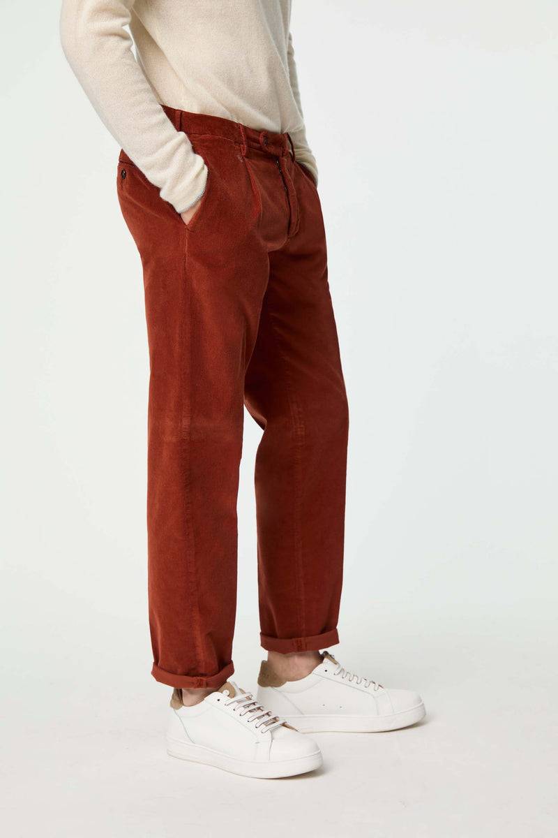 Lubiam Pantalone MICHAEL tinto capo ruggine Pantalone MICHAEL tinto capo ruggine Vendite Flash