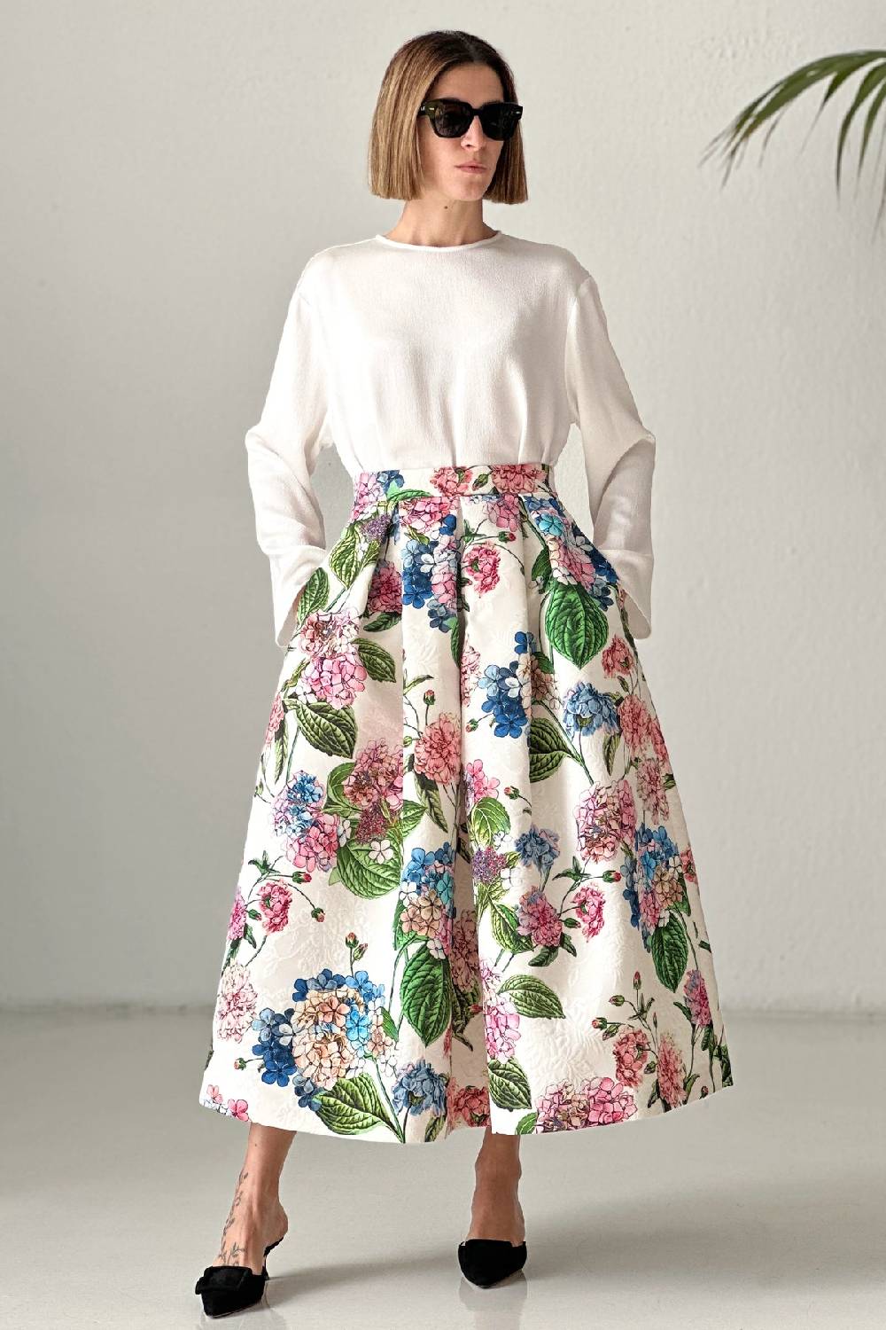Lunatica Milano Gonna Hydrangeas 2025