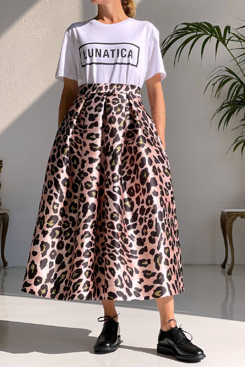Lunatica Milano Gonna midi Anima Pink Negozi Online