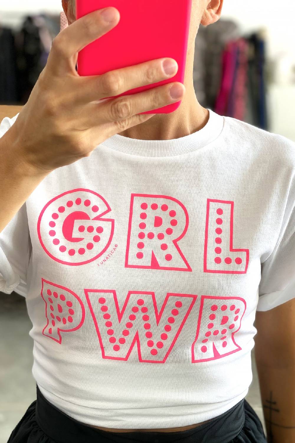 Lunatica Milano TShirt Bianca - GRLPWR Saldi