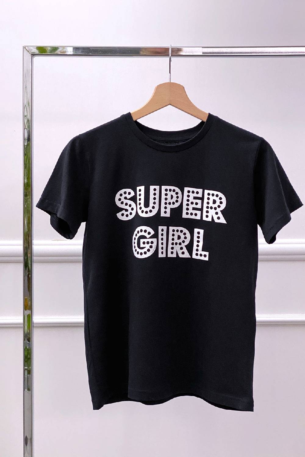 Lunatica Milano Tshirt nera - Super Girl Offerte