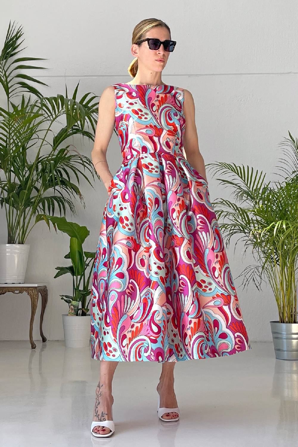 Lunatica Milano Abito Groovy Pink In Saldo