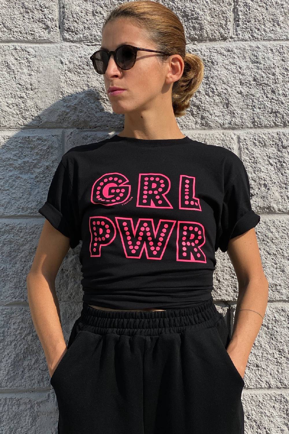 Lunatica Milano TShirt Nera - GRLPWR Qualità