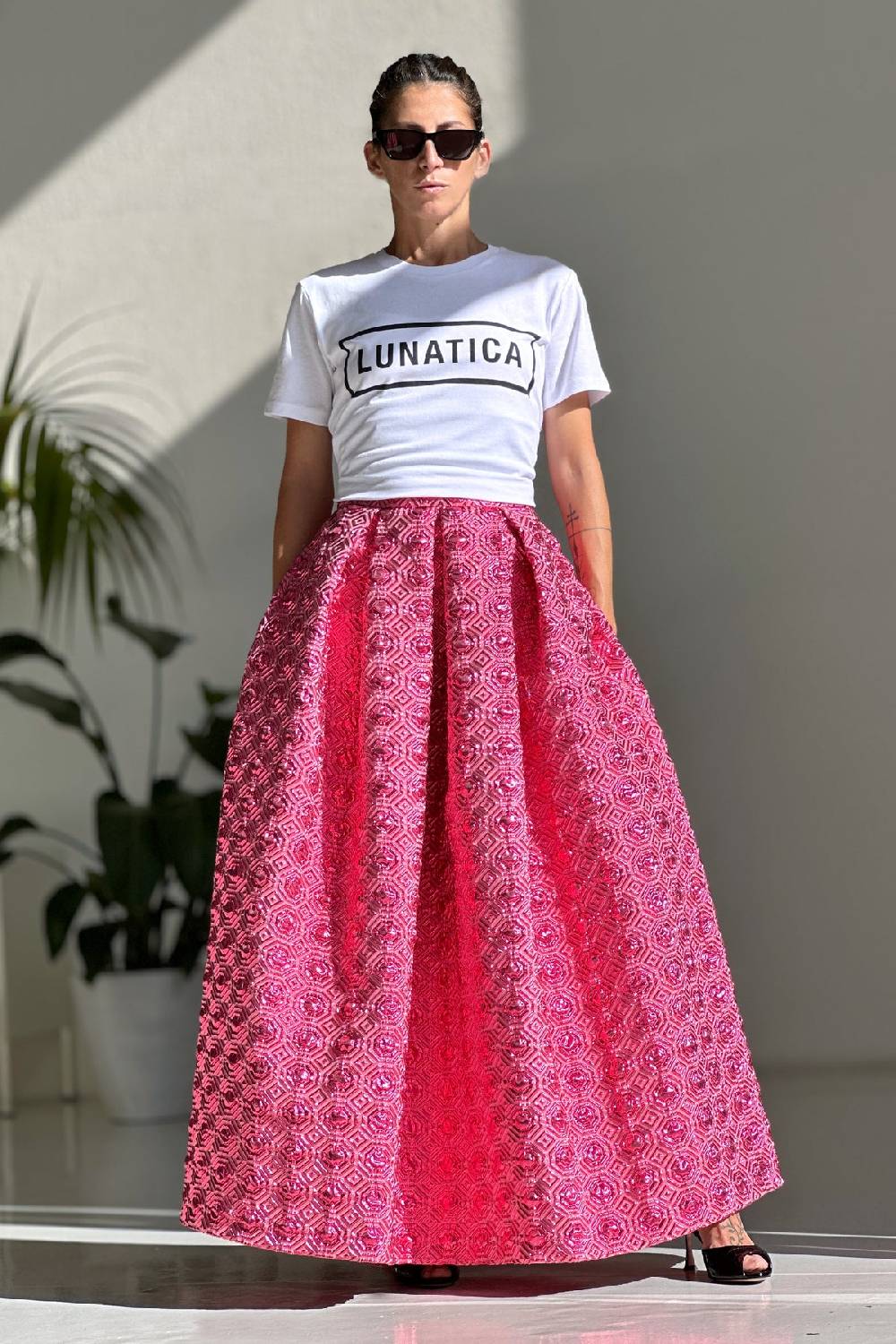 Lunatica Milano Skirt Fucsia Long Novità