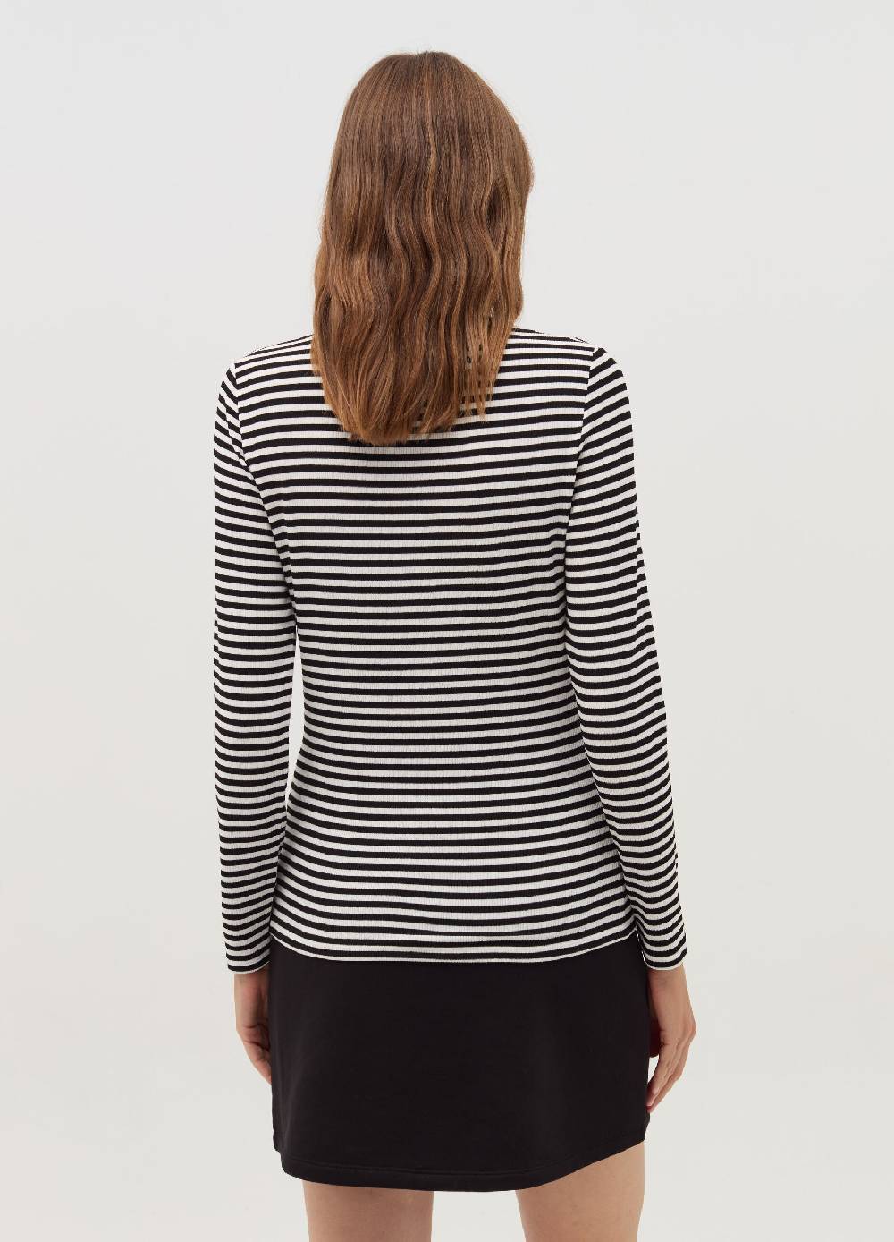 OVS T-shirt a righe mock neck 2025