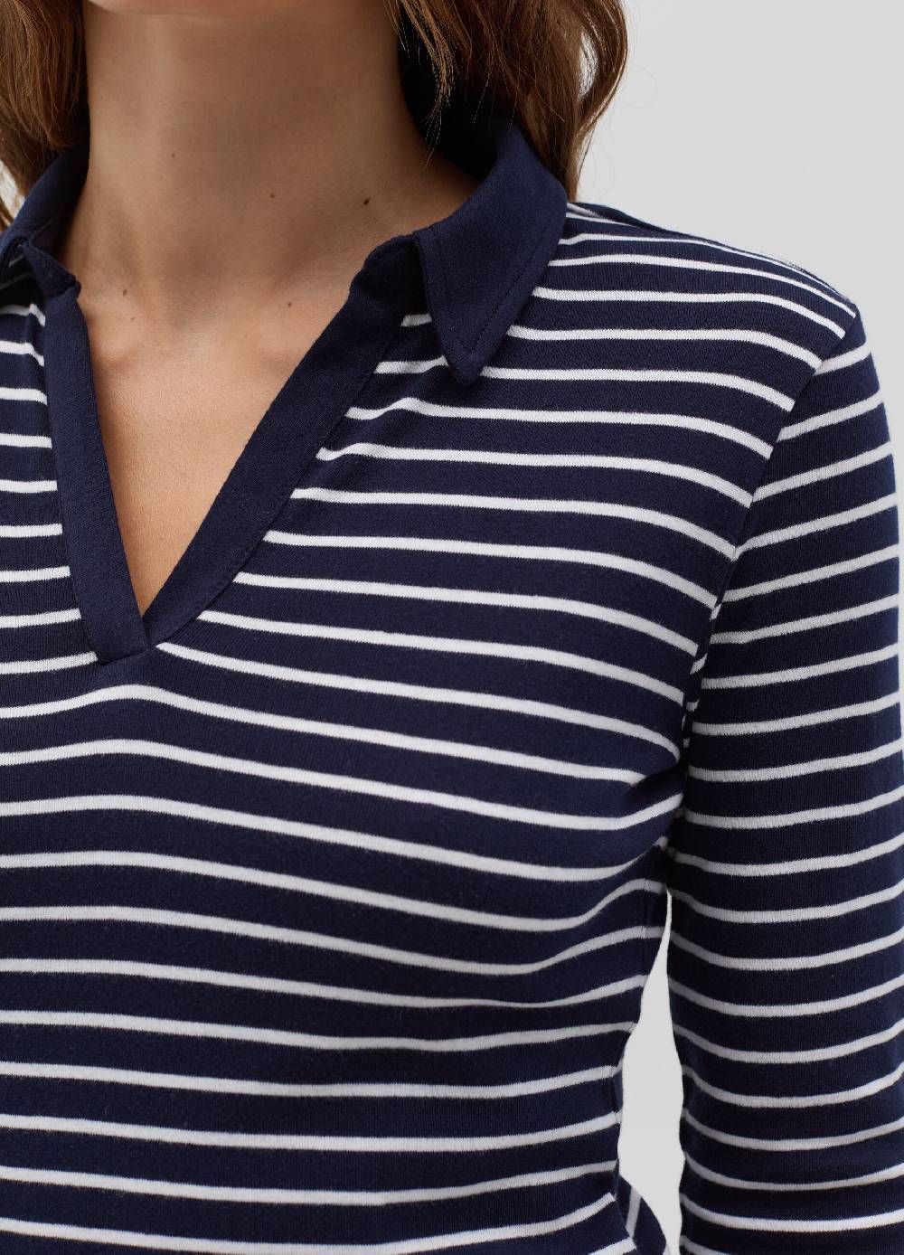 OVS T-shirt a maniche lunghe con scollo a polo Nuovo