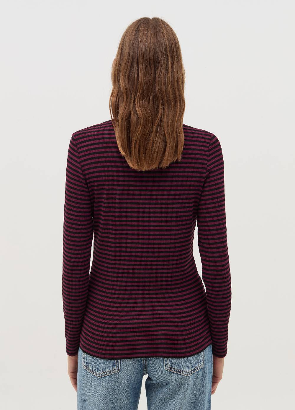 OVS T-shirt a righe mock neck Qualità