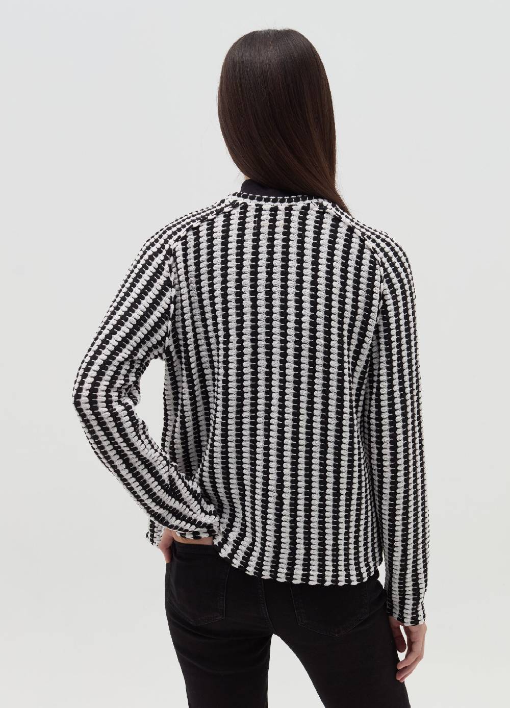OVS T-shirt tricot con trama bicolore Vendita