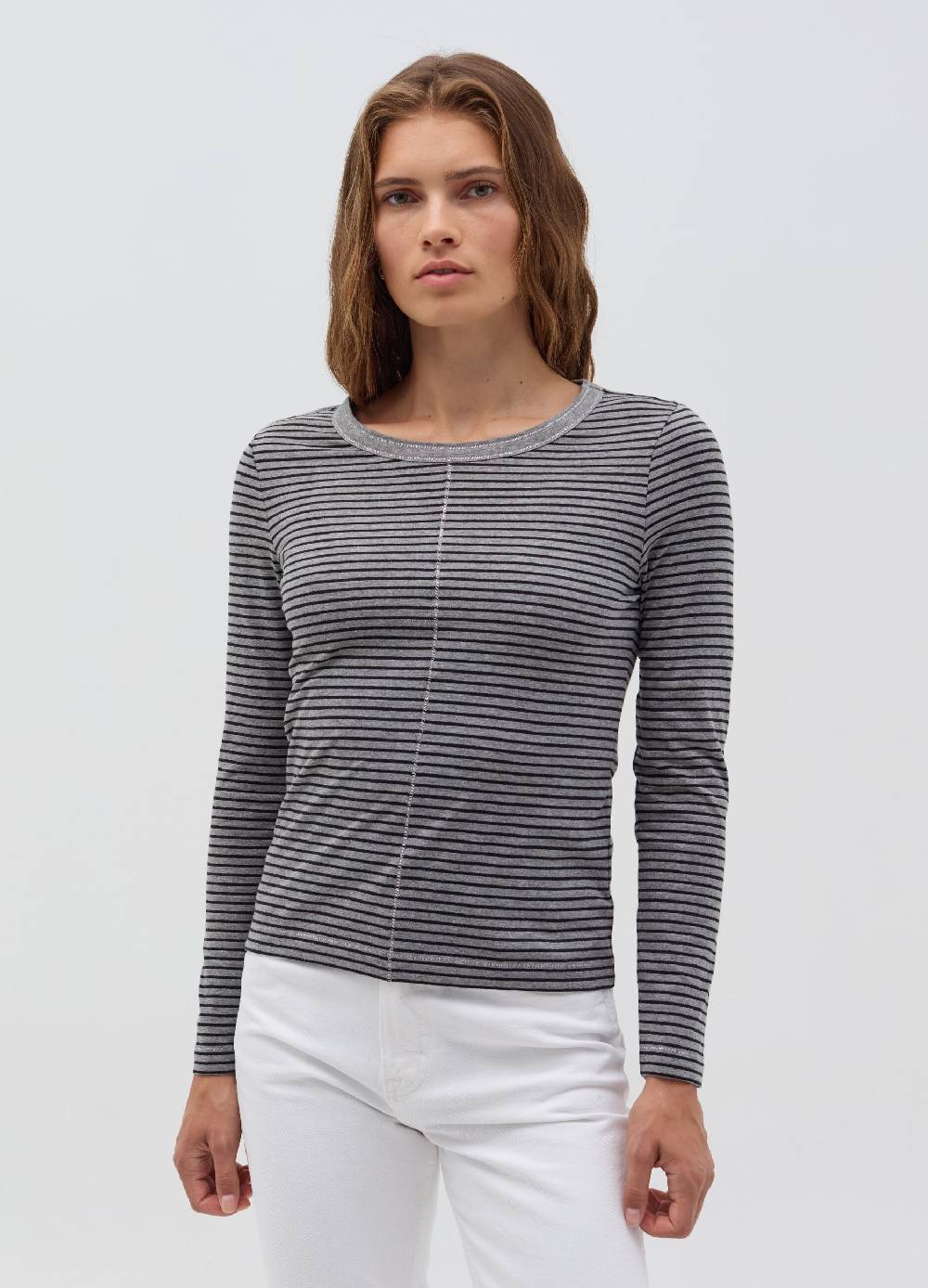 OVS T-shirt a righe sottili con maniche lunghe Promozione