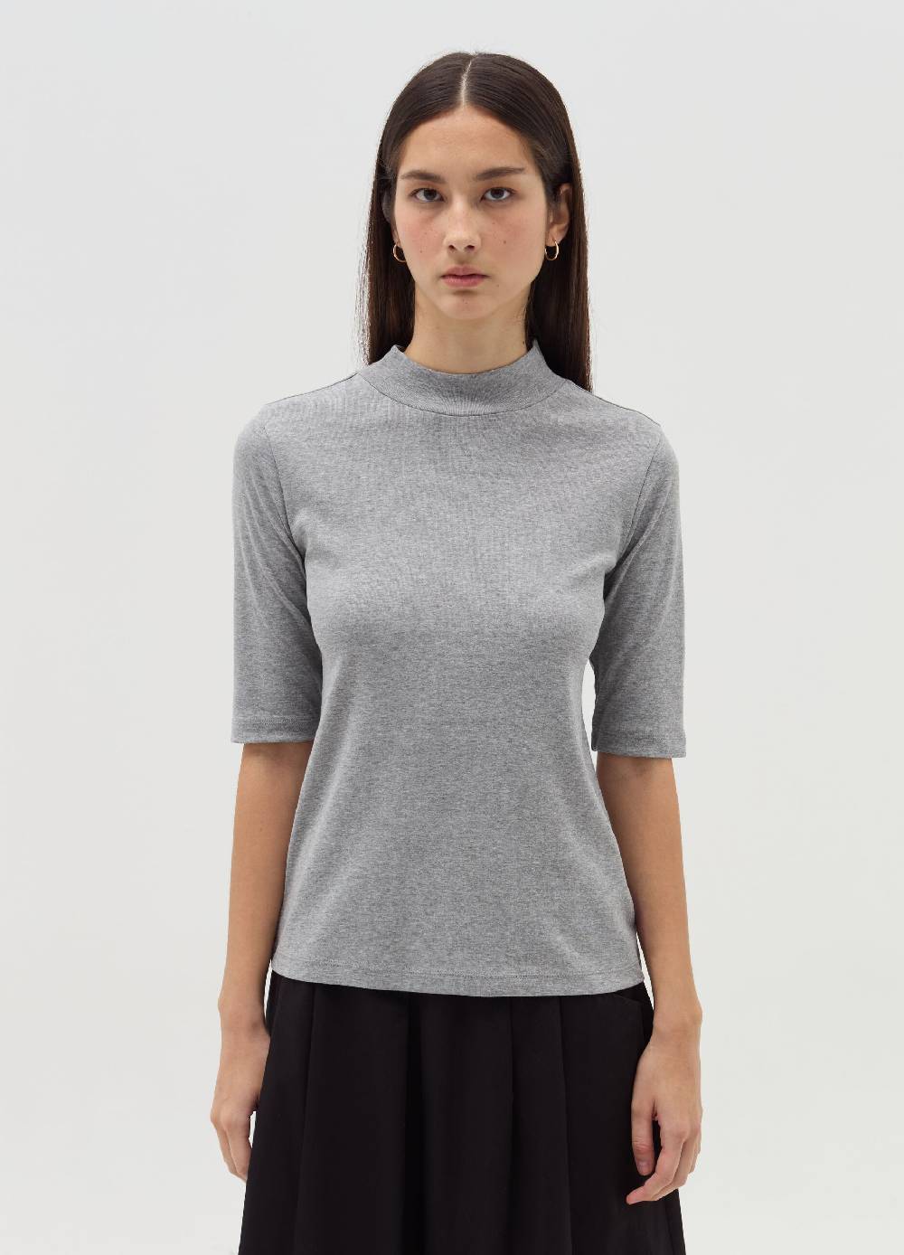 OVS T-shirt mock neck con maniche al gomito Qualità Garantita