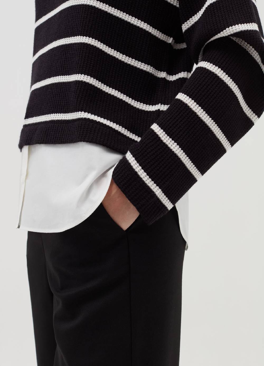 OVS T-shirt maniche lunghe con micro trama waffle Negozi Online