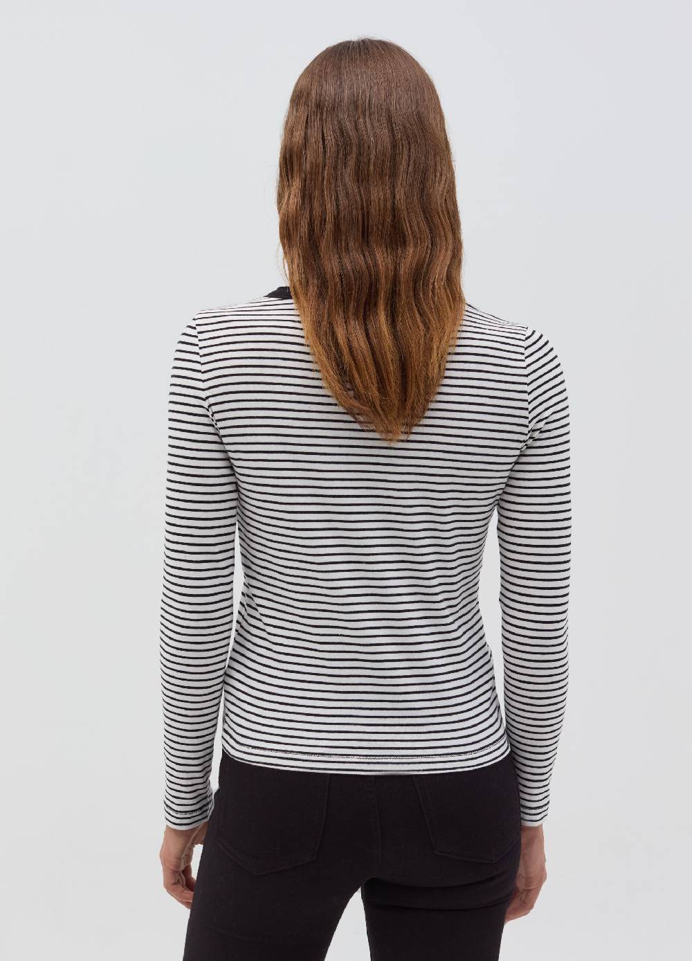 OVS T-shirt a righe sottili con maniche lunghe Offerta