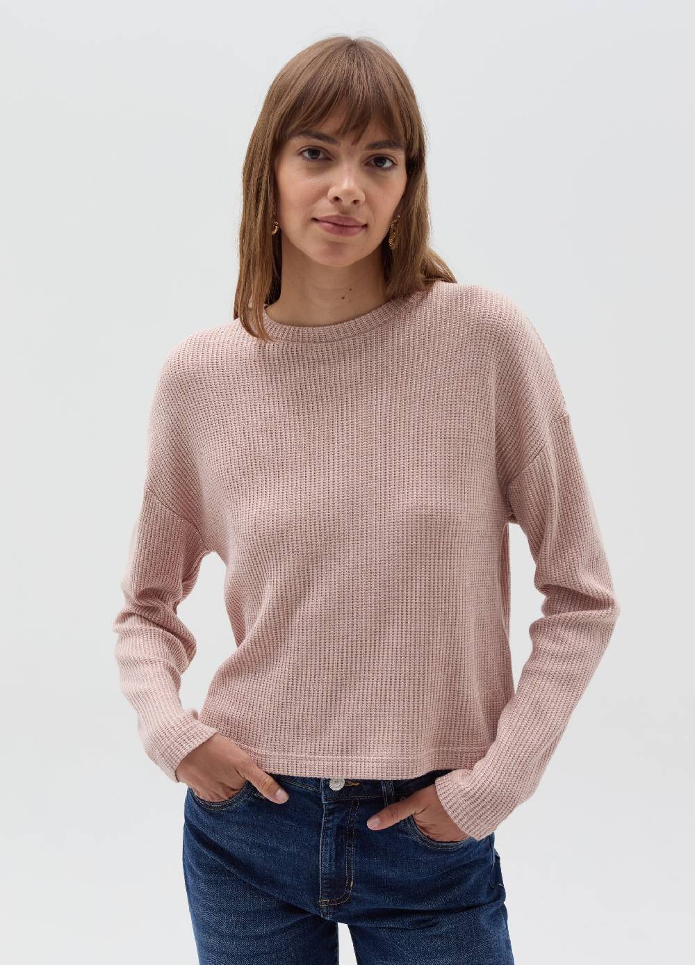 OVS Maglia a coste inglesi con lurex Outlet
