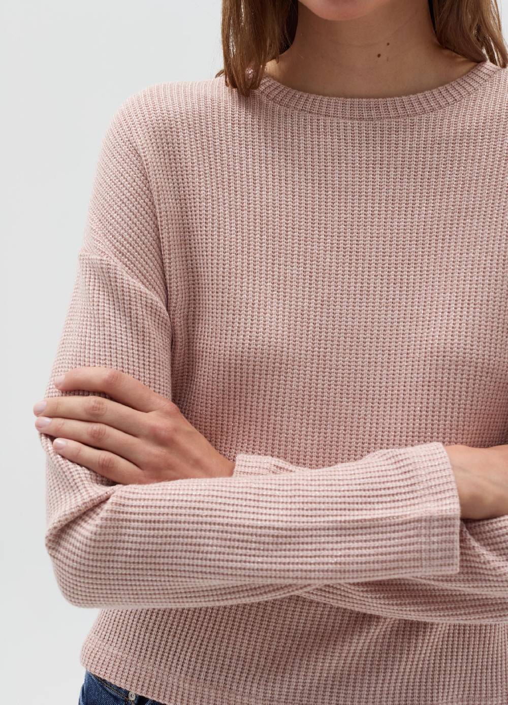 OVS Maglia a coste inglesi con lurex Outlet