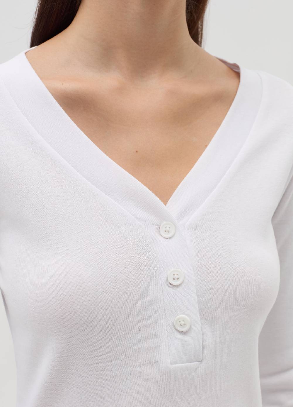 OVS T-shirt maniche lunghe scollo serafino Offerte