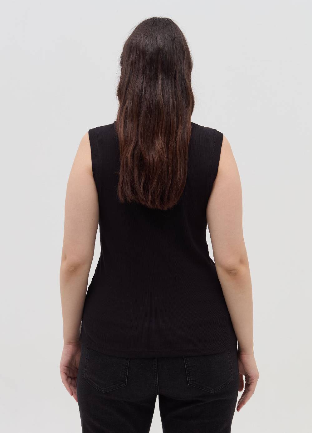 MYA Tank top a costine sottili Curvy Vendite Flash