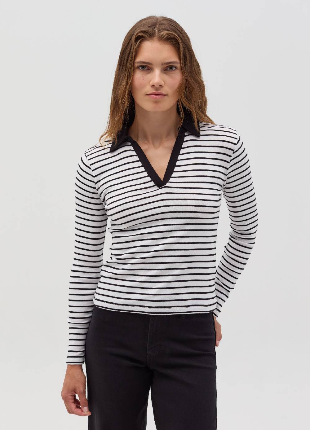 OVS T-shirt a maniche lunghe con scollo a polo Negozio