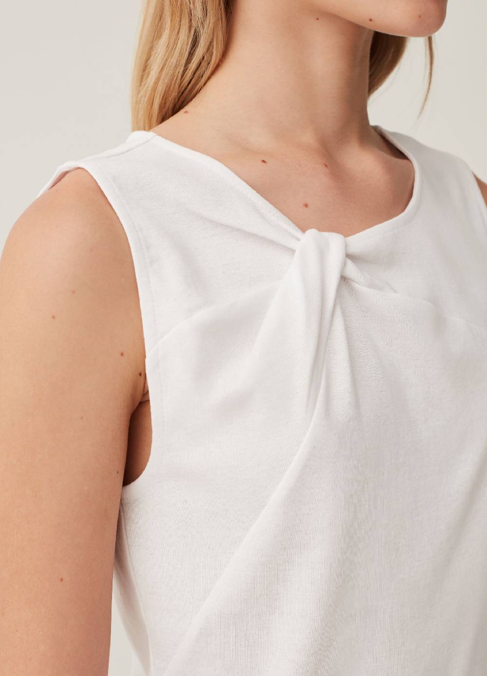 OVS Tank top girocollo con nodo Moda