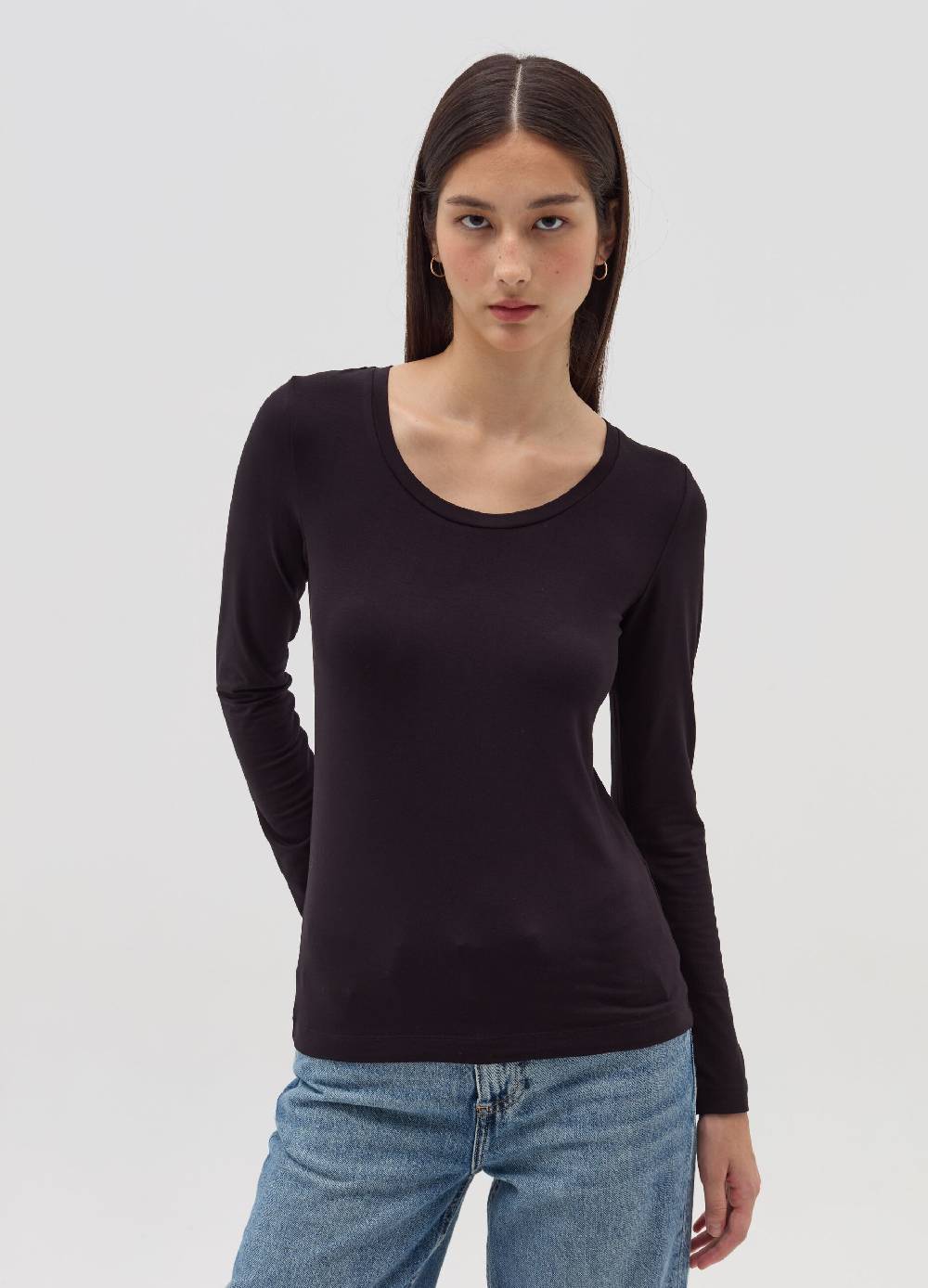 OVS T-shirt a maniche lunghe in viscosa stretch 2025