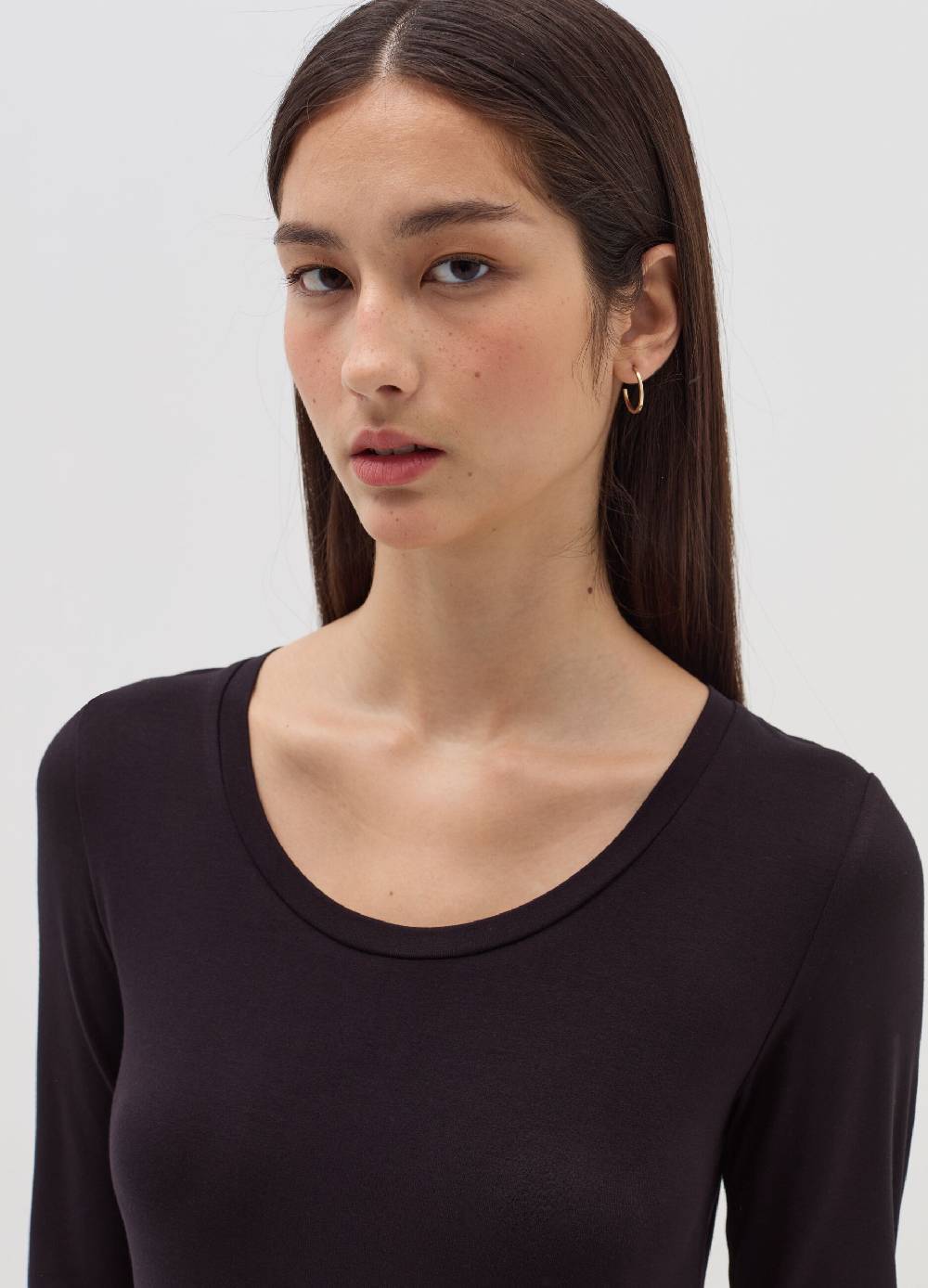 OVS T-shirt a maniche lunghe in viscosa stretch 2025