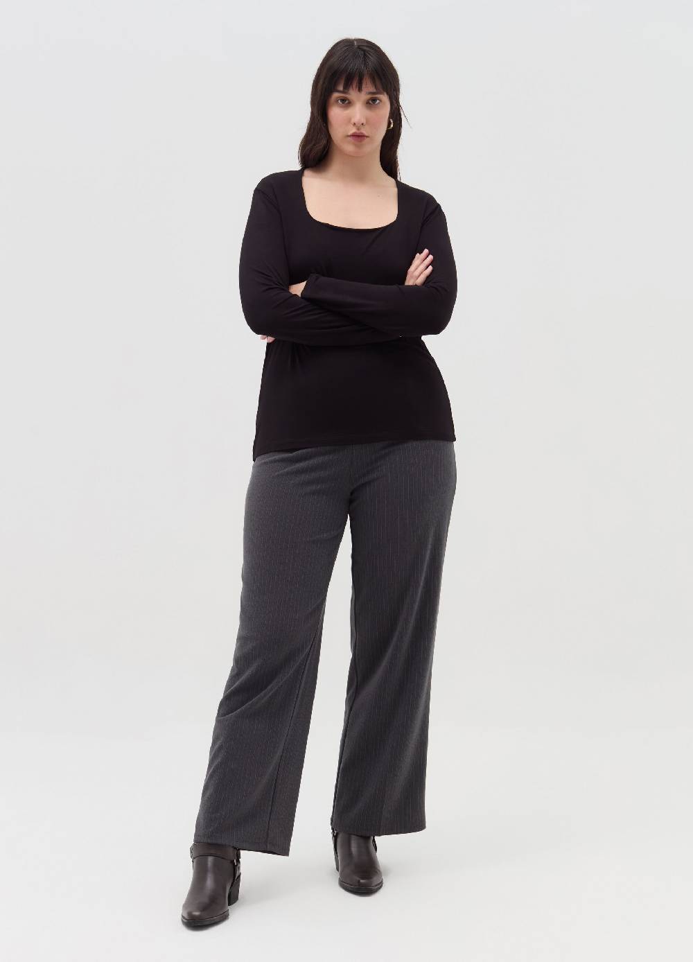 MYA T-shirt a maniche lunghe Curvy Spedizione Gratuita
