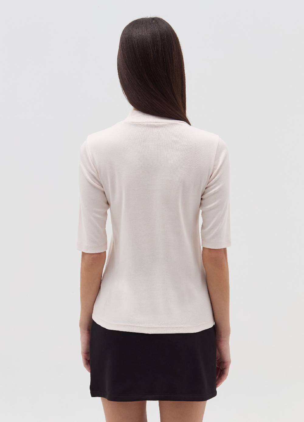 OVS T-shirt mock neck con maniche al gomito Pezzi Unici