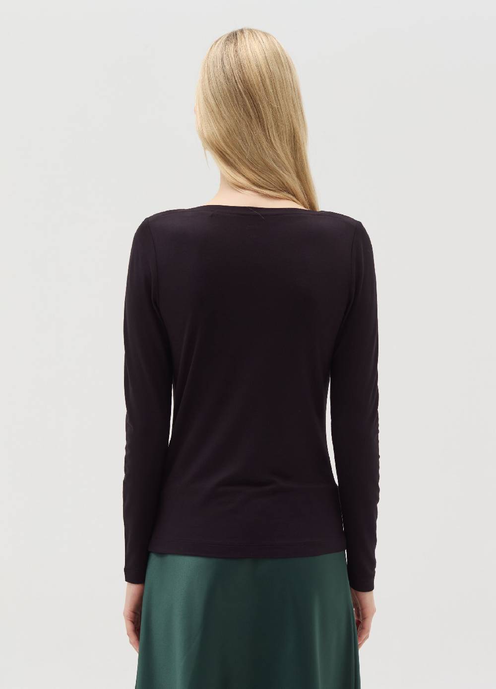 OVS T-shirt in viscosa stretch con scollo a barca Prezzo Ridotto