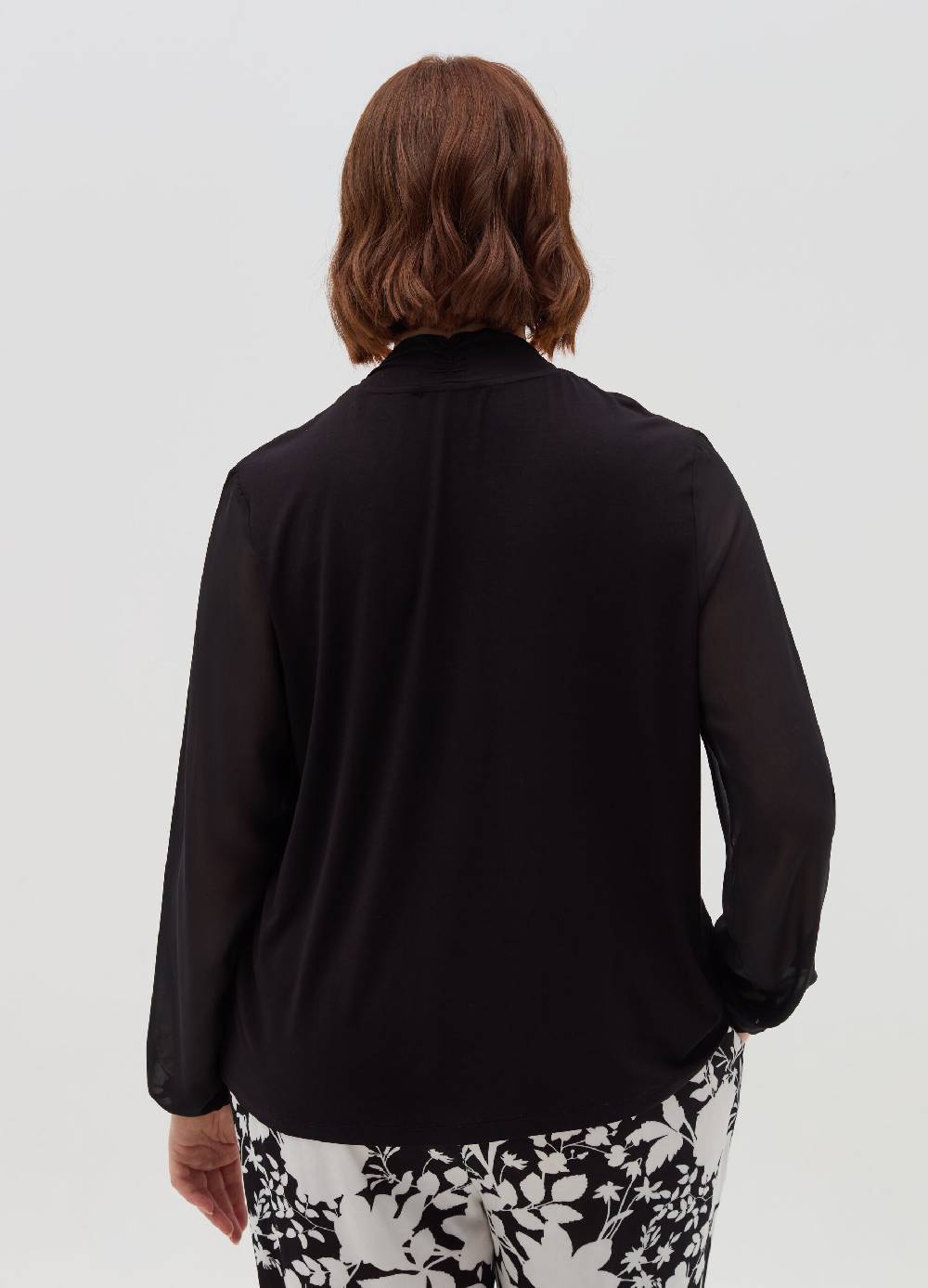 MYA T-shirt in viscosa stretch con nodo Curvy Convenienza