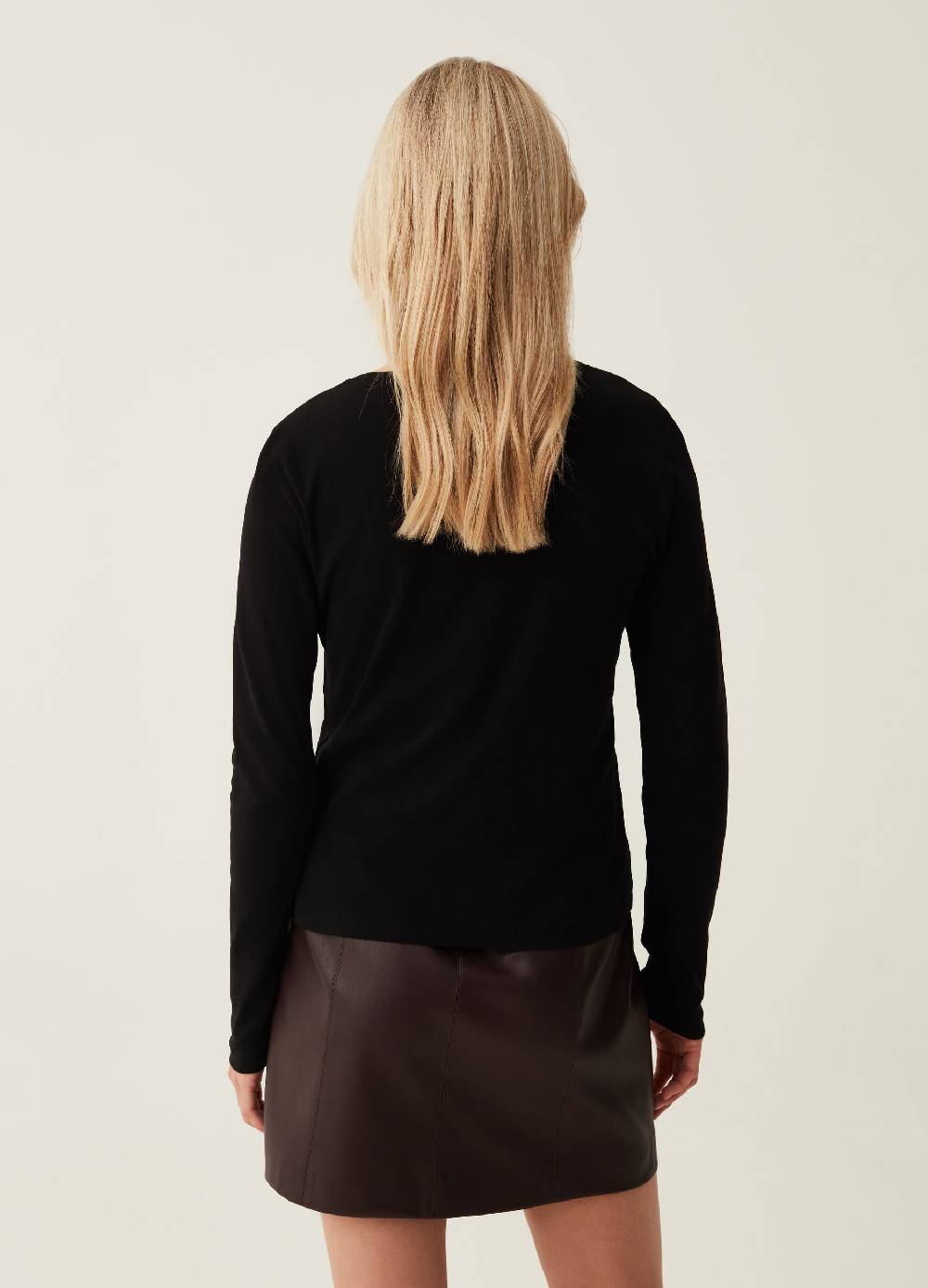 OVS T-shirt scollo a V con incrocio laterale Online