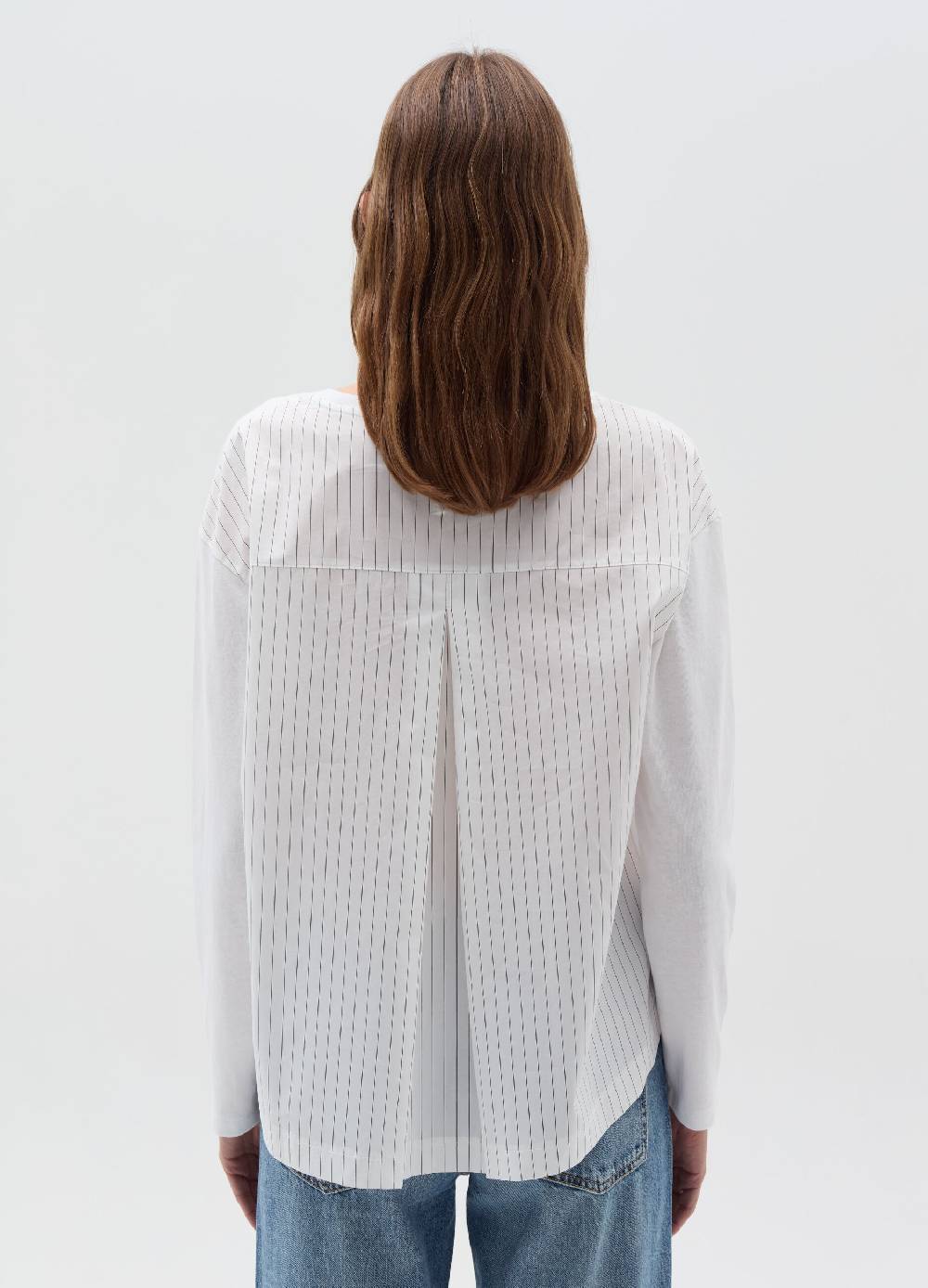 OVS T-shirt a maniche lunghe con inserti a righe Vendita Economica