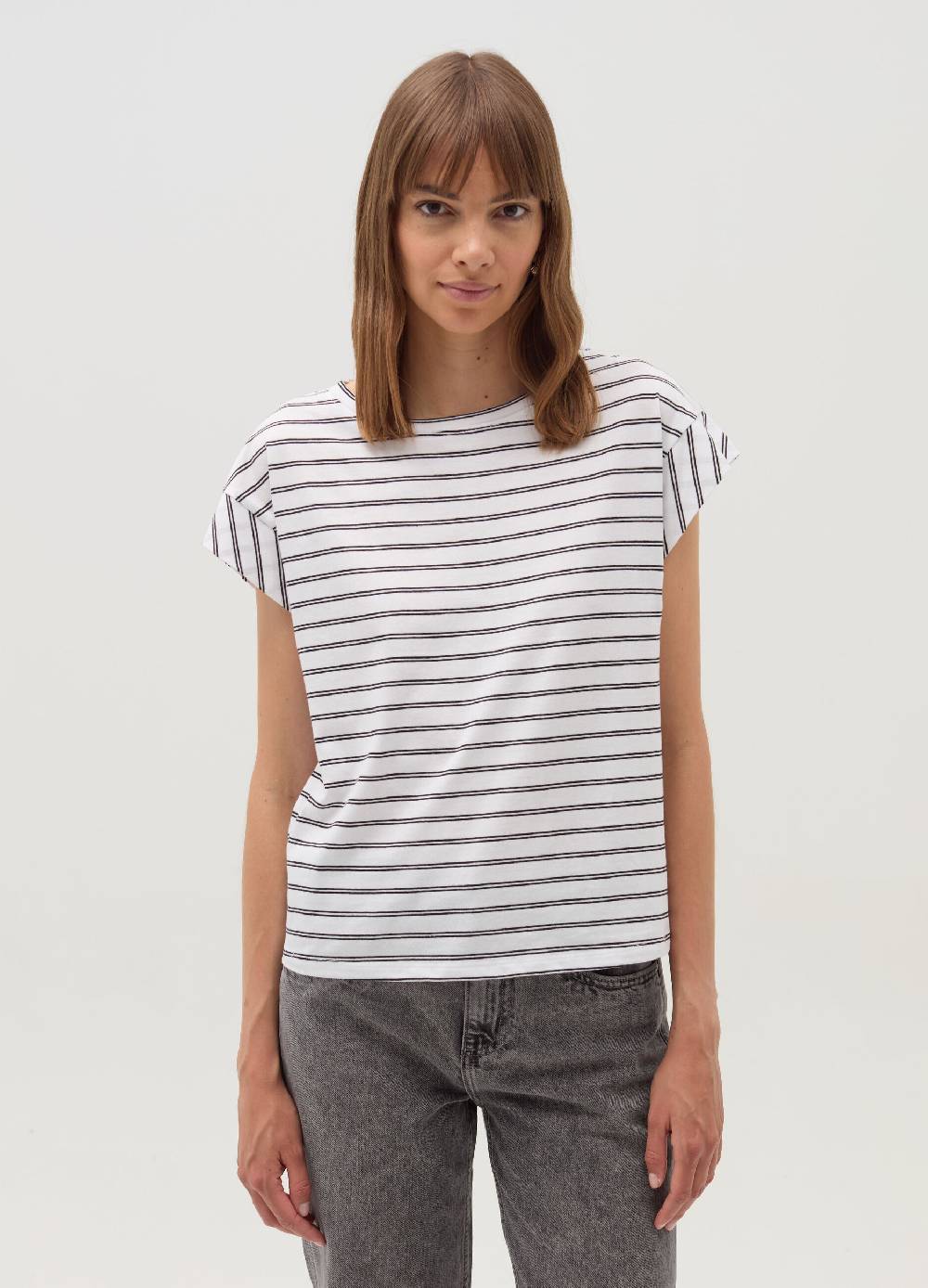 OVS T-shirt a righe con maniche a kimono Vendite Flash