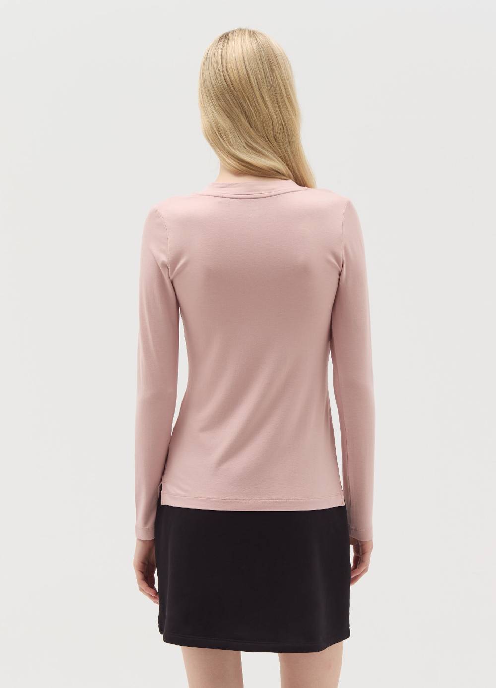 OVS T-shirt in viscosa stretch con scollo a V Qualità Garantita