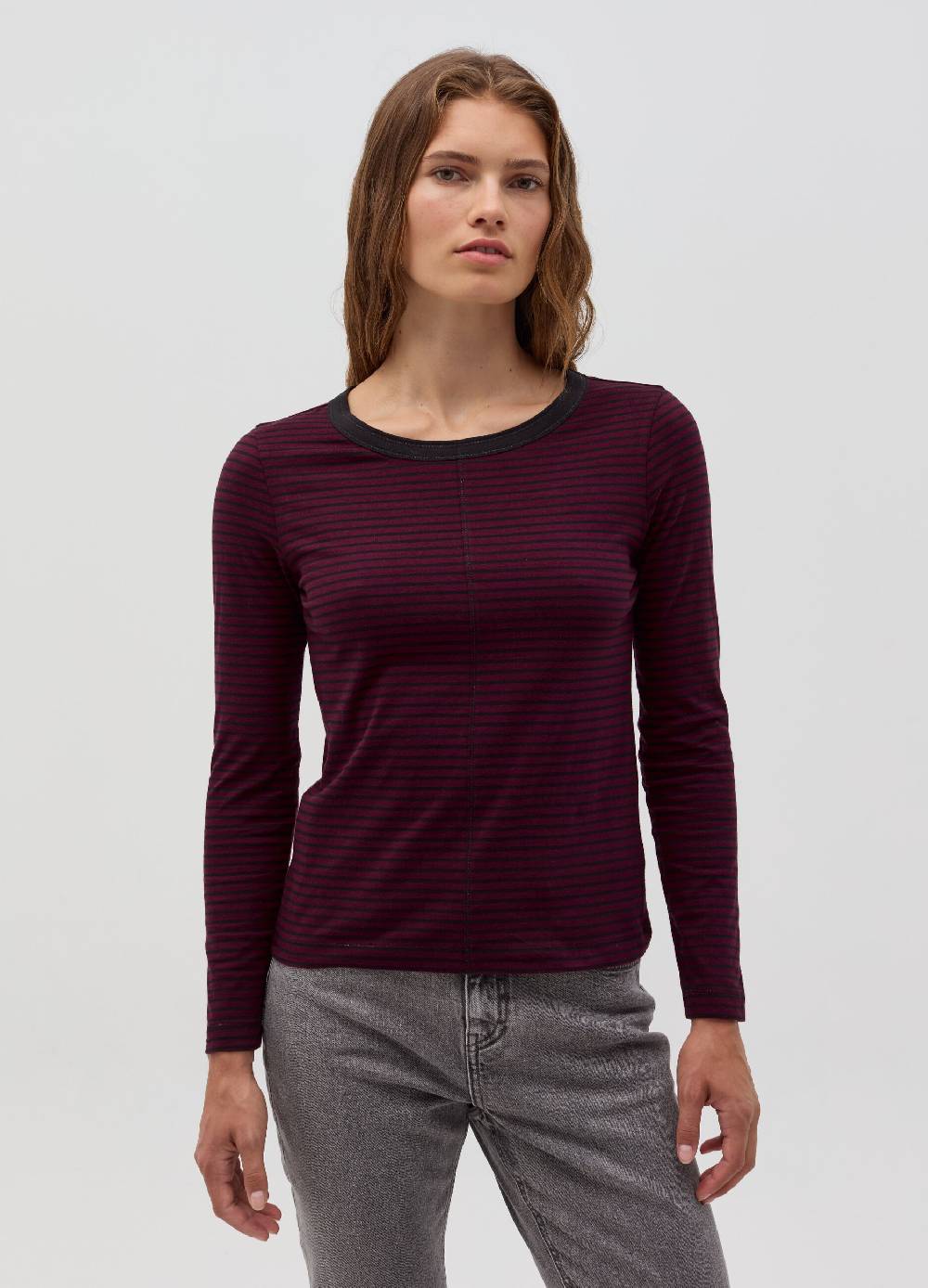 OVS T-shirt a righe sottili con maniche lunghe Consegna Veloce