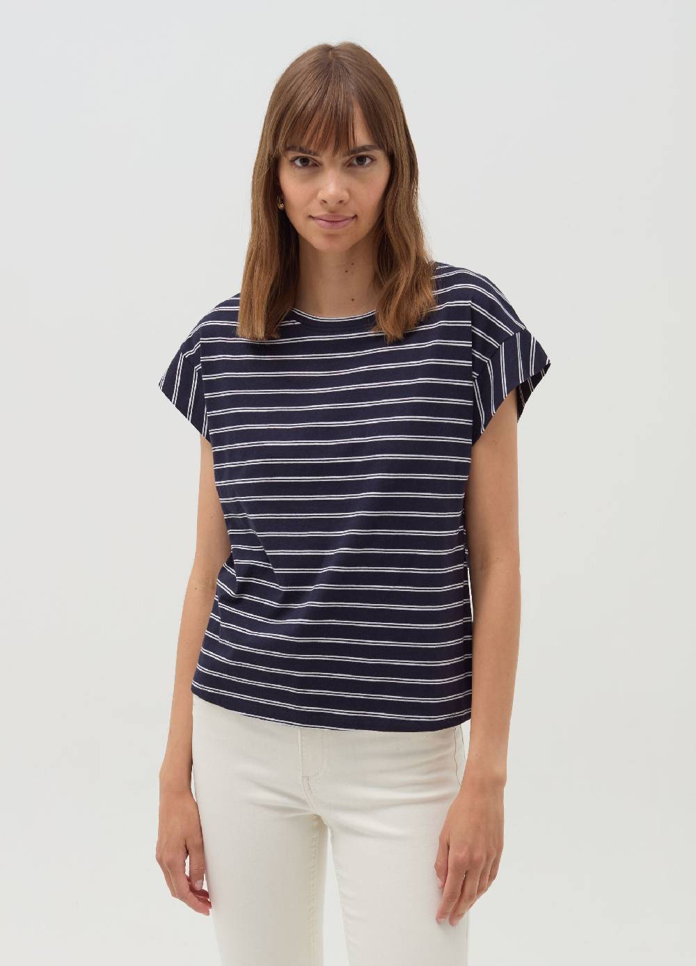 OVS T-shirt a righe con maniche a kimono Fino Al -60%