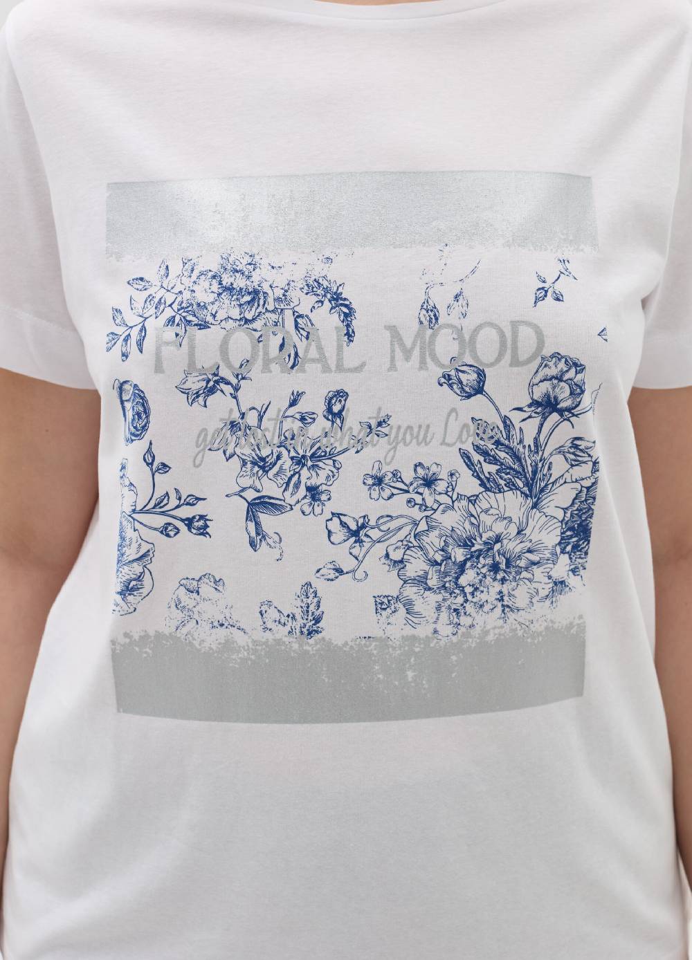 MYA T-shirt con stampa in foil Curvy Affare Del Giorno