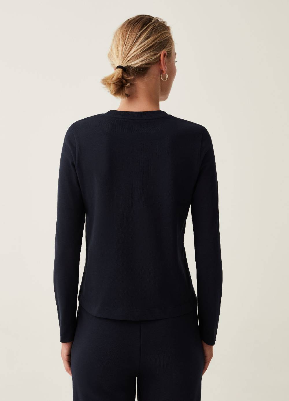 OVS T-shirt a maniche lunghe in cotone Sottocosto