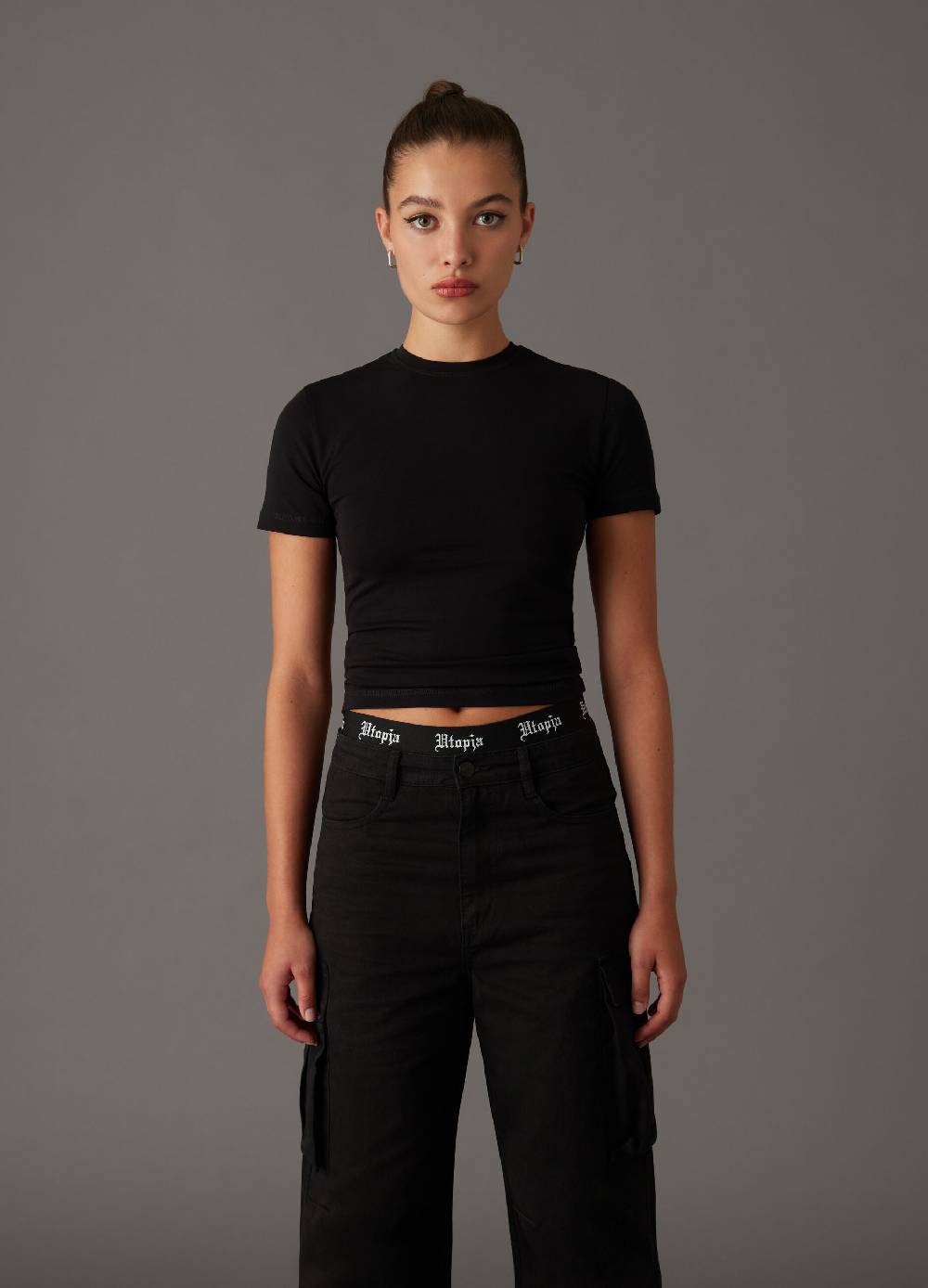 UTOPJA T-shirt second skin Black Saldi Di Fabbrica