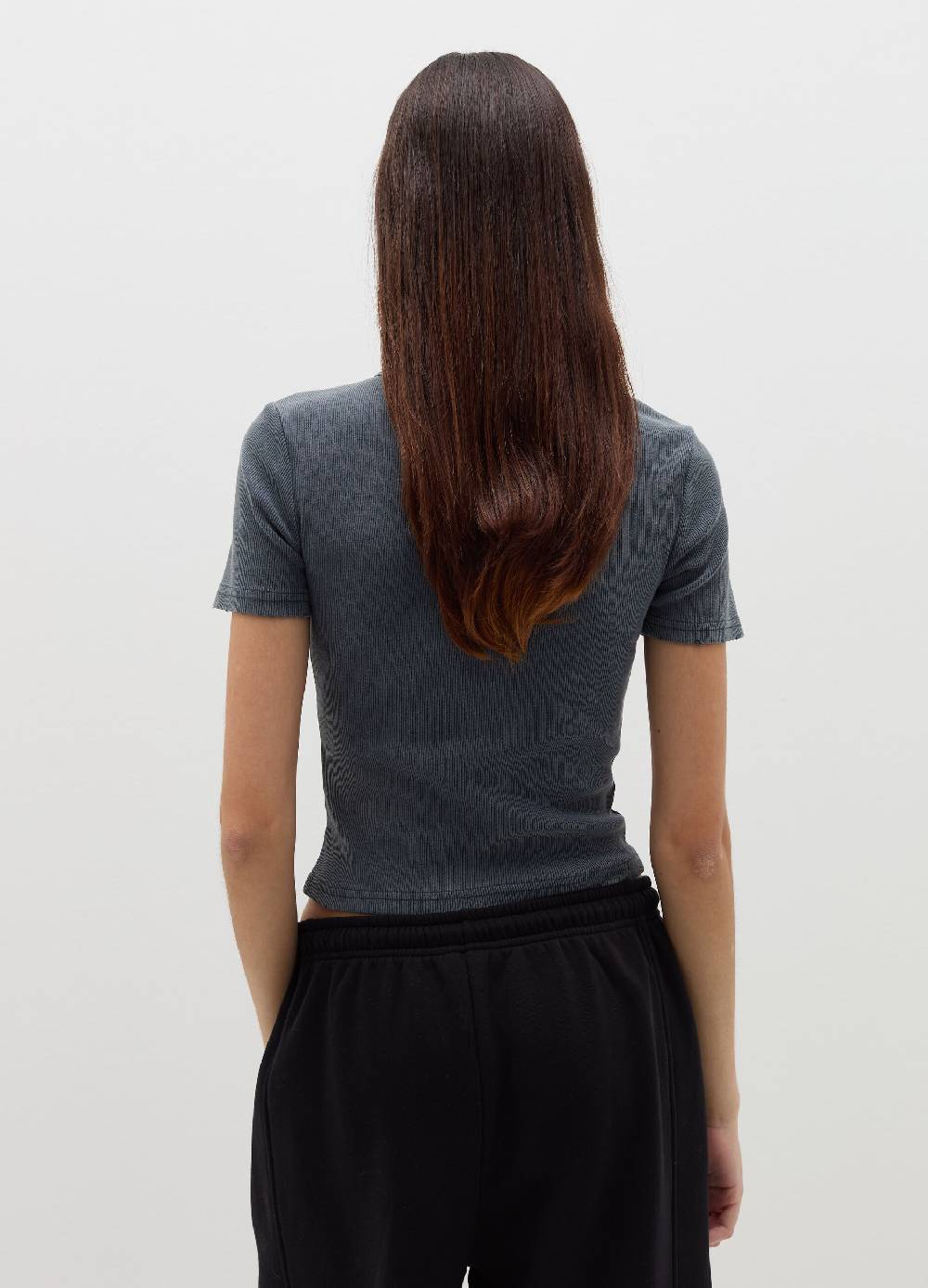B. ANGEL T-shirt in cotone stretch a costine Italy