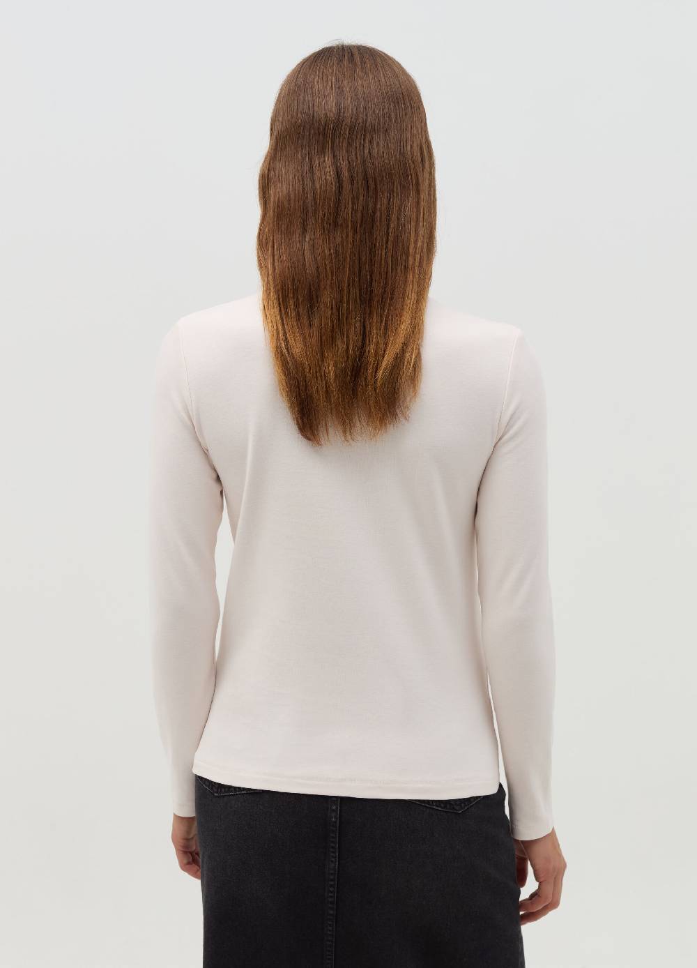 OVS T-shirt a collo alto con maniche lunghe 2025