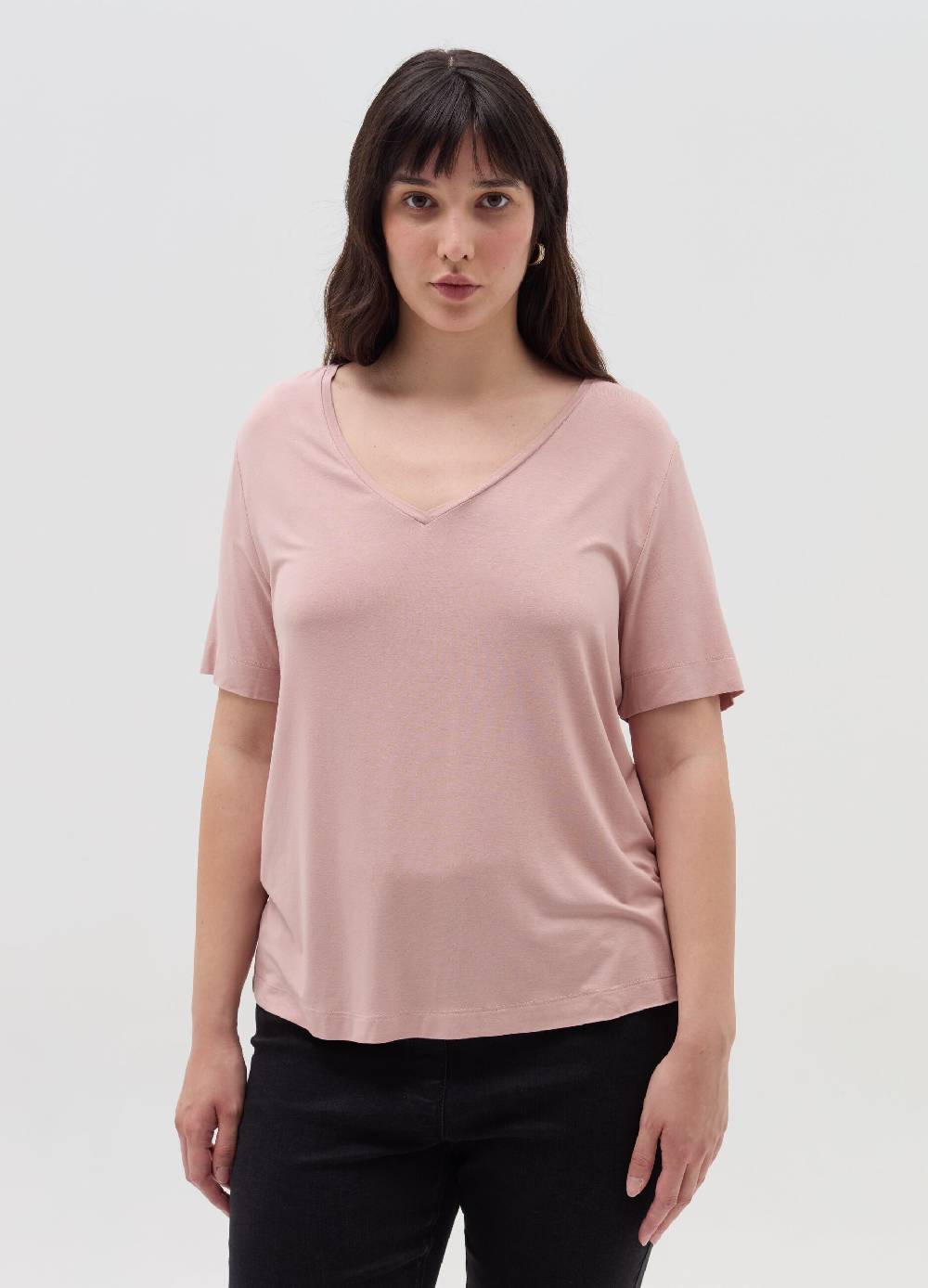 MYA T-shirt con scollo a V Curvy Promozione