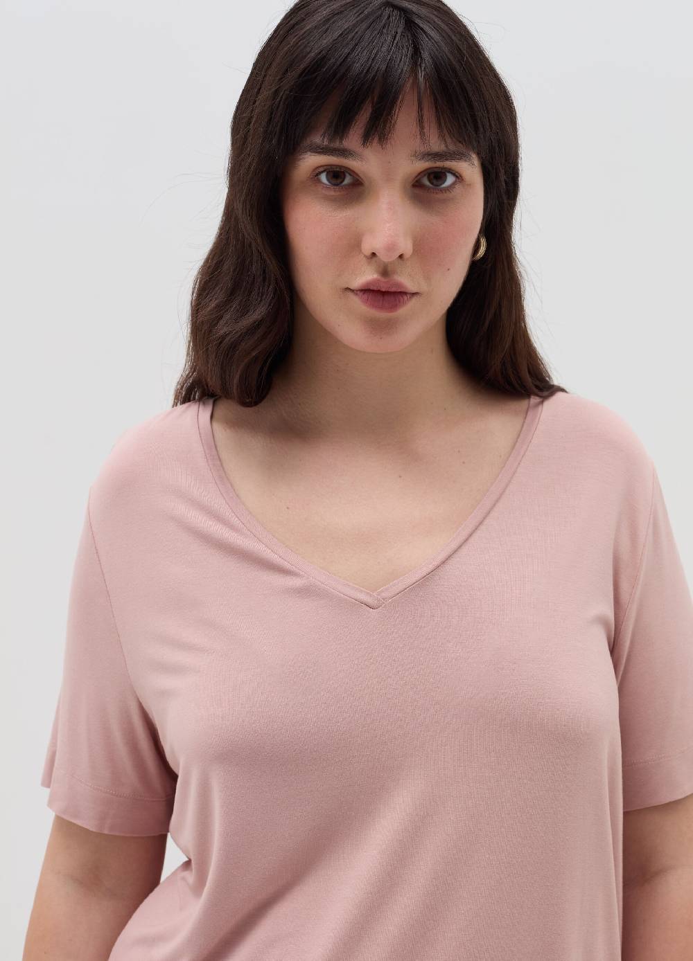 MYA T-shirt con scollo a V Curvy Promozione