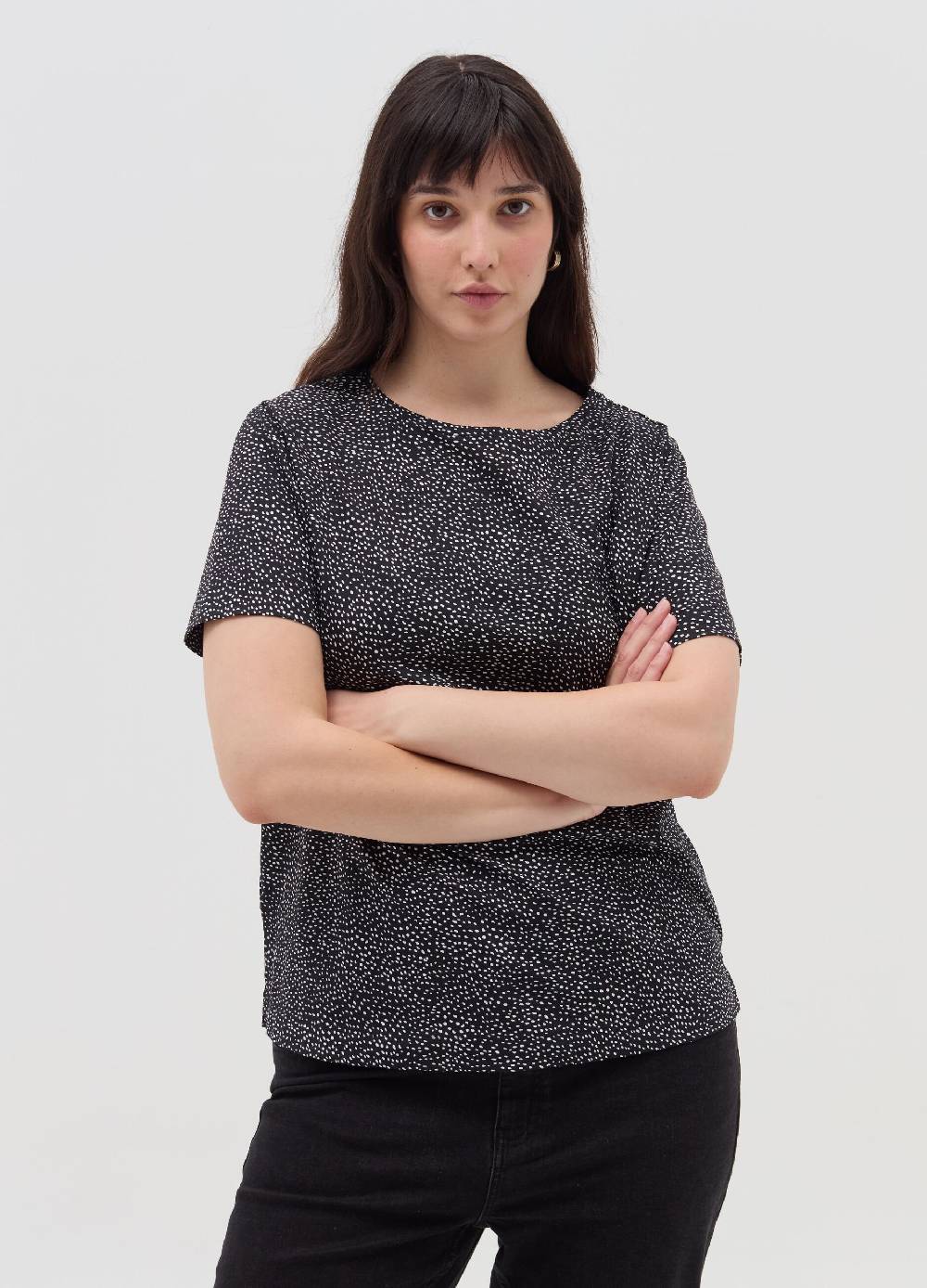 MYA T-shirt con stampa all-over Curvy Spedizione Gratuita