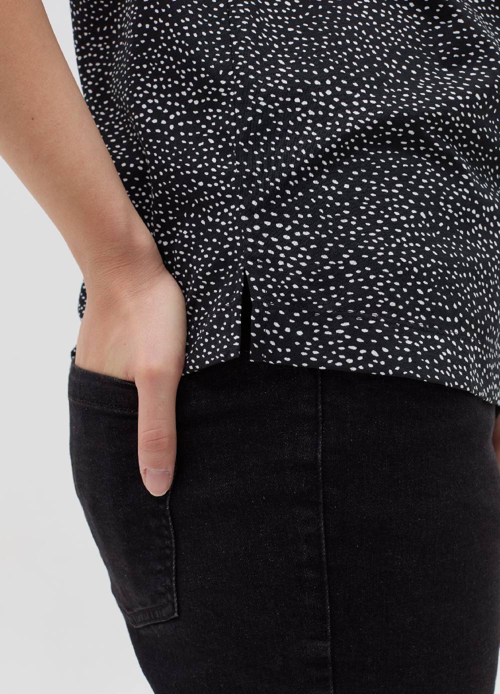 MYA T-shirt con stampa all-over Curvy Spedizione Gratuita