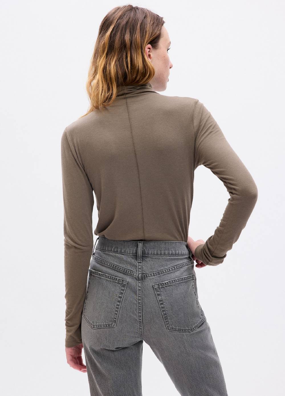 GAP T-shirt a collo alto con maniche lunghe Shopping Online