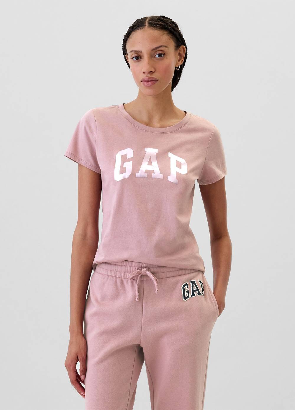 GAP T-shirt con stampa logo in foil Presa